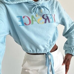 Versace Light Blue Hoodie